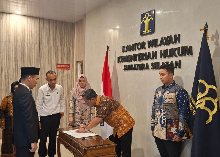 Kanwil Kemenkum Sumsel Lantik Notaris Pengganti dalam Rangka Wujudkan Profesionalisme