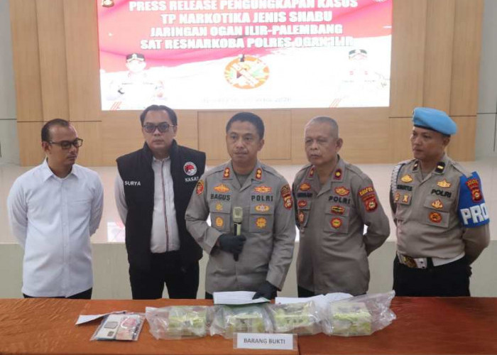 Kurir Pembawa 4,2 Kilogram Sabu yang Diamankan Satres Narkoba Polres Ogan Ilir, Terancam Penjara Seumur Hidup