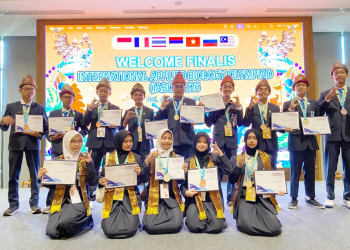 Membanggakan! MAN IC OKI Borong 15 Medali Ajang International Applied Biology Olympiad 2026 di Bali