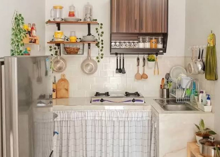 Sangat Cocok Buat Pengantin Baru, 8 Cara Menata Dapur Sempit Tanpa Kitchen Set, Kecil Makin Menarik