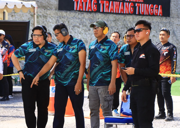 BRAVO! Tim Putra Polrestabes Palembang Sabet Medali Ajang Tembak Reaksi Kapolda Sumsel Cup