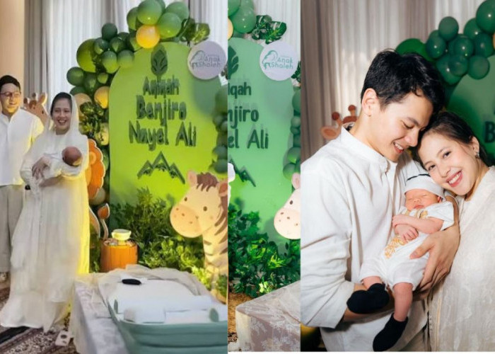 Didominasi Nuansa Hijau-Putih, Begini Suasana Haru dan Doa di Aqiqah Putra Adhisty Zara