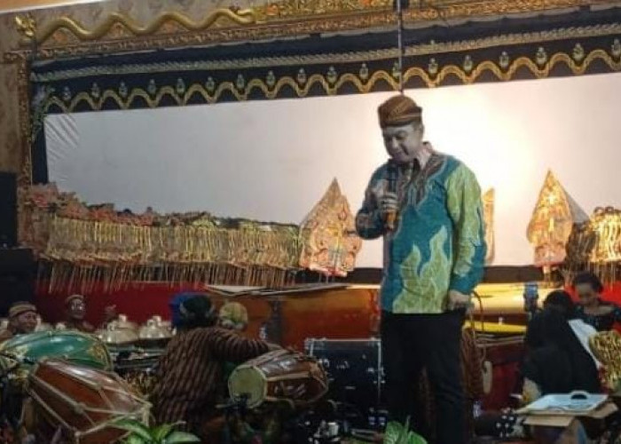 Pagelaran Wayang Kulit Pujakusuma, Kapolrestabes Palembang Sampaikan Pesan Moral