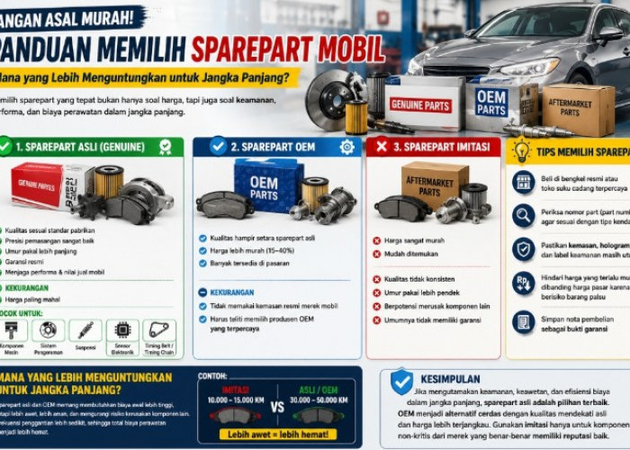 Jangan Asal Murah! Ini Panduan Memilih Sparepart Mobil yang Lebih Untung untuk Jangka Panjang