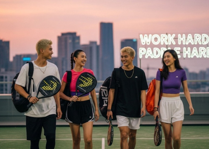 Lebih Sosial dari Running, Lebih Estetik dari Gym! Paddle Makin Diburu Anak Muda Kota