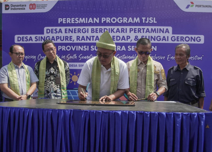 Pertamina Hadirkan Energi Berkelanjutan di Sumatera Selatan Lewat Program Desa Energi Berdikari