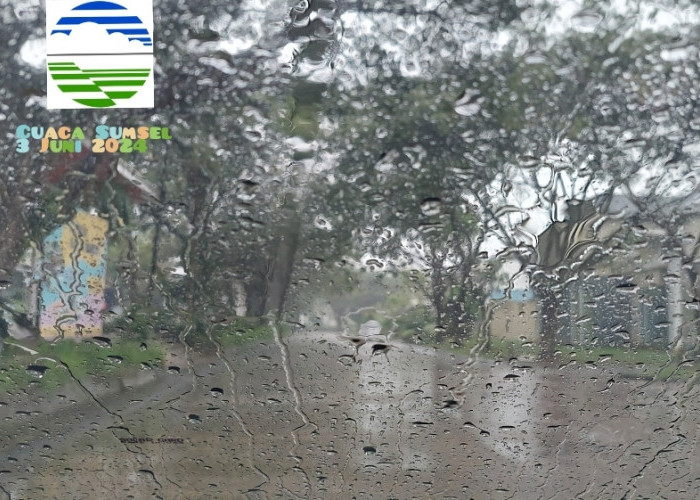 RAMALAN Cuaca Sumatera Selatan 3 Juni 2024, BMKG: Pagi-Siang Dominan Cerah  Berawan, Waspada Malam Hujan Petir