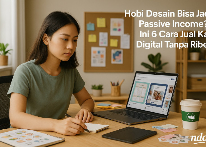 Hobi Desain Bisa Jadi Passive Income? Ini 6 Cara Jual Karya Digital, Cuan Terus Mengalir! 