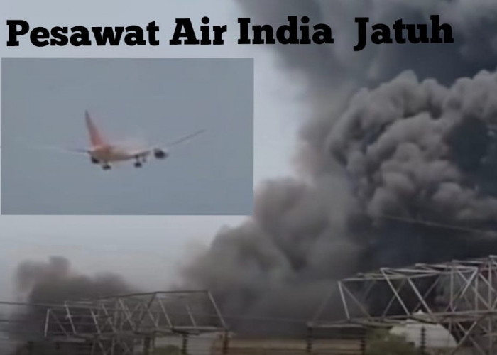 Pesawat Air India Jatuh Sesaat Setelah Lepas Landas di Ahmedabad, 242 Penumpang Diduga Tewas
