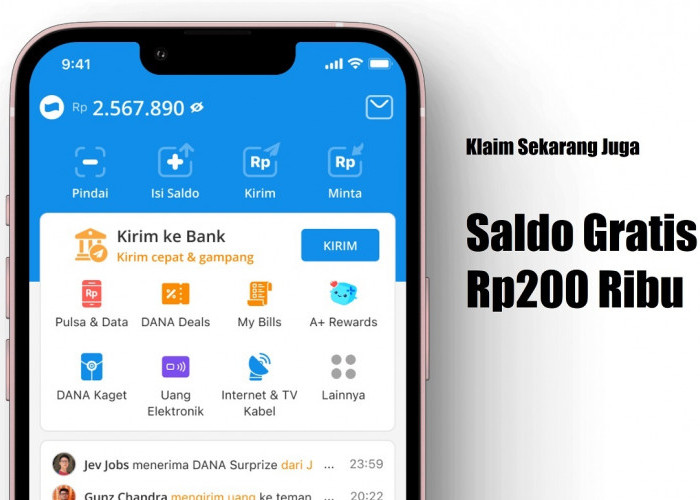 Klaim Sekarang Juga Saldo Gratis Rp200 Ribu dari DANA Kaget, Jangan Sampai Lewat!