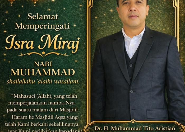 Direktur RSUD Kayuagung Dr. H. Muhammad Tito Aristian: Selamat Memperingati Isra Miraj Nabi Muhammad SAW