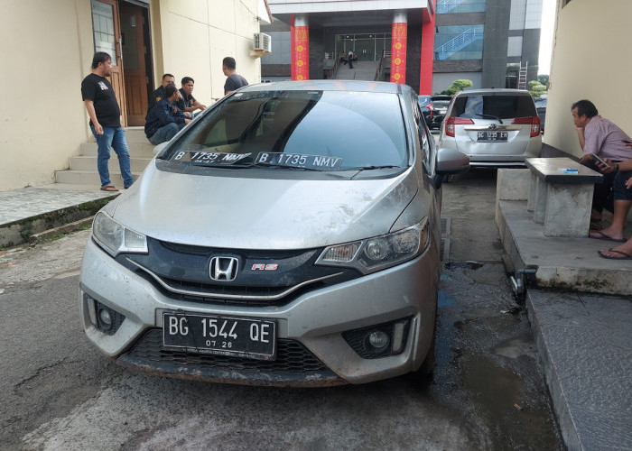 Penampakan Barang Bukti Mobil Honda Jazz Milik PNS yang Dirampok, Ditemukan di Lahat