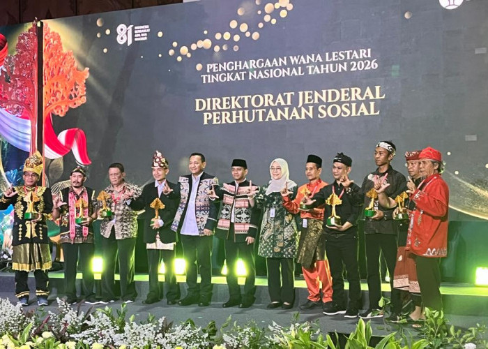 Desa Binaan Pusri Tebat Benawa Raih Terbaik I Wana Lestari 2026