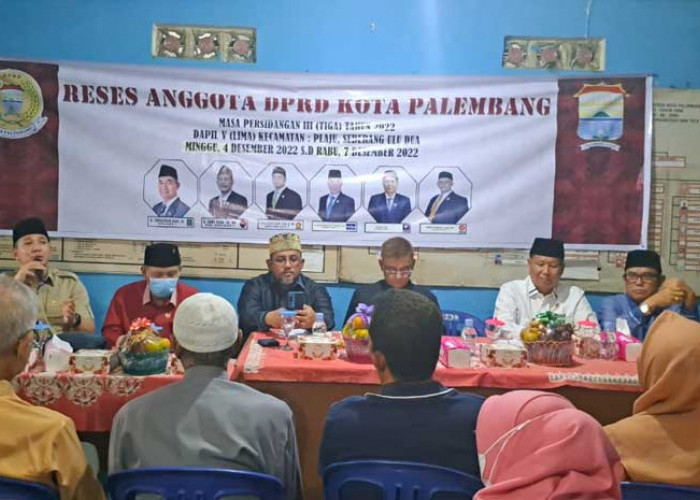 Anggota DPRD Palembang Dapil V Minta Masyarakat Jaga Aset