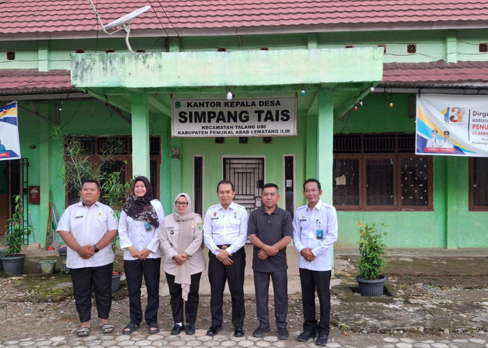 Kanwil Kemenkum Sumsel Supervisi Posbankum Digital di Desa Simpang Tais PALI