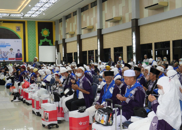 443 Jemaah Kloter 10 Tiba di Palembang, Satu Jemaah Tertunda Pulang, 2 Meninggal Dunia