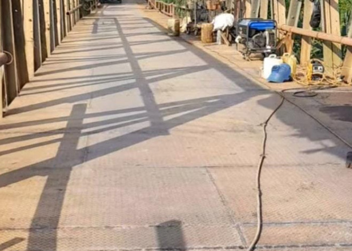 Bupati Banyuasin Larang Truk Over Tonase Melintas di Jembatan Tanah Kering Pulau Rimau
