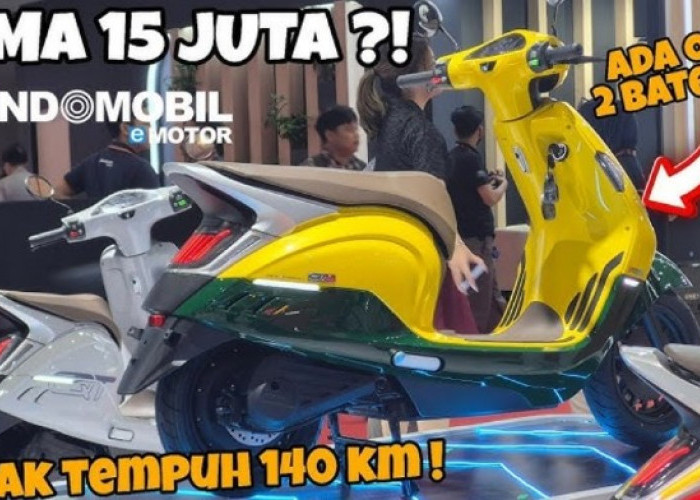 Debut Indomobil Cutie di IMS 2026, Motor Listrik Desain Imut Bertenaga ala Skutik Modern Eropa