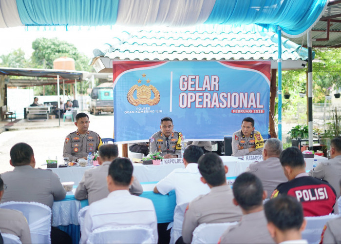 Jaga Ritme Penguatan Kendali Lapangan Polres OKI Gelar Operasional 