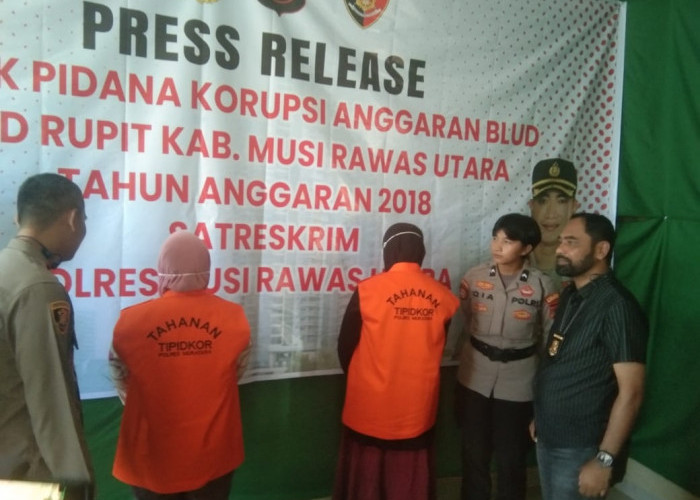  2 Oknum Dokter dan Bendahara Jadi Tersangka Korupsi Anggaran BLUD RSUD Rupit Senilai Rp1,04 Miliar Lebih