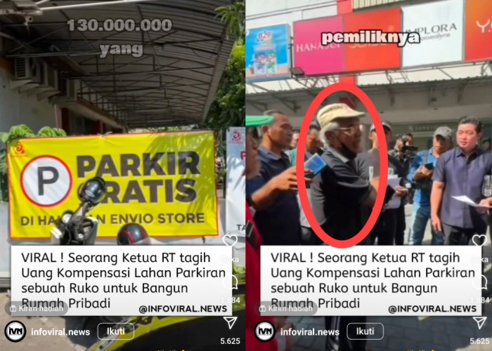 Heboh Pak RT Keceplosan, Minta Jatah Preman Lahan Parkir Ruko Buat Bangun Rumah Pribadi