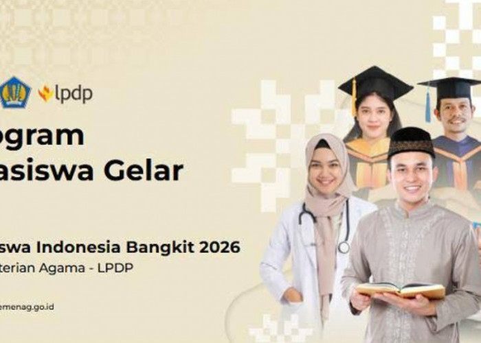 Beasiswa Indonesia Bangkit Kemenag 2026 Dibuka hingga 31 Mei! Syarat Dipermudah, Peluang Kuliah Gratis S1–S3