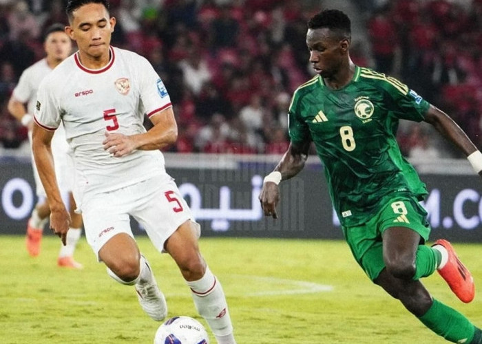 Babak Bertama Timnas Indonesia Unggul 1-0 Atas Arab Saudi, Marselino Getarkan Stadion Gelora Bung Karno