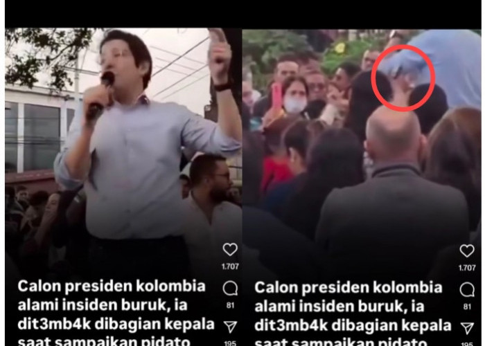 Mengerikan: Video Detik-detik Capres Kolombia Sekarat, Diterjang Pelor Saat Kampanye