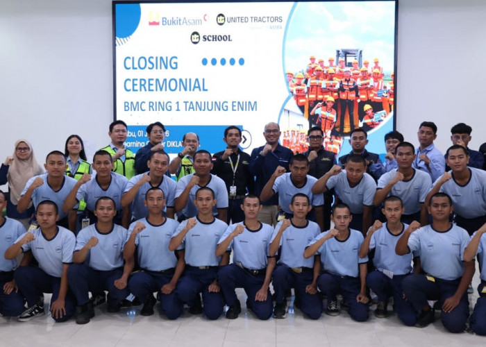 Tutup Program Basic Mechanic Course Ring 1 Tanjung Enim, PTBA Cetak 19 Mekanik Muda Siap Kerja