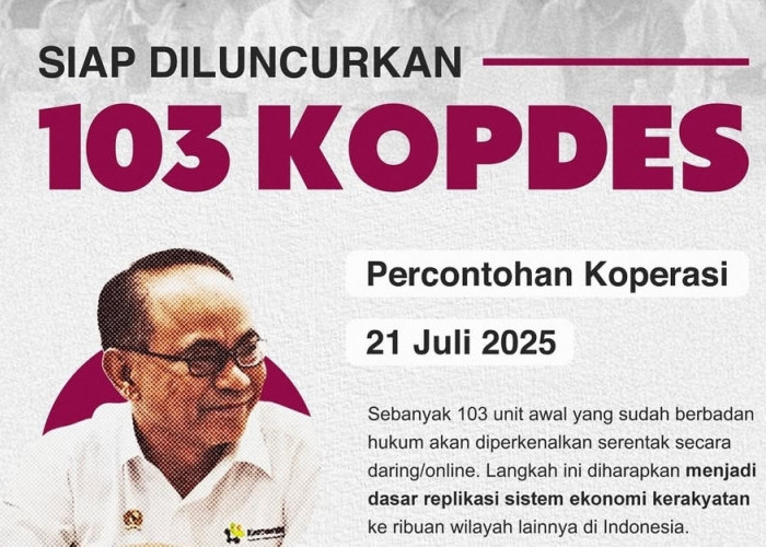 Program 80.000 Kopdes Merah Putih Dimulai, 103 Titik Diresmikan 21 Juli 2025 Simbol Kebangkitan Ekonomi Desa