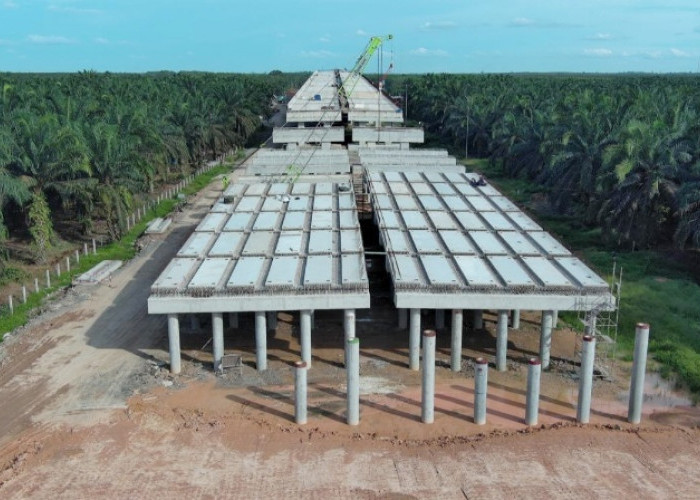 Sambungkan Jalan Tol Trans Sumatera, HKI Kerjakan Tol Betung-Jambi Seksi 2A dan 2B