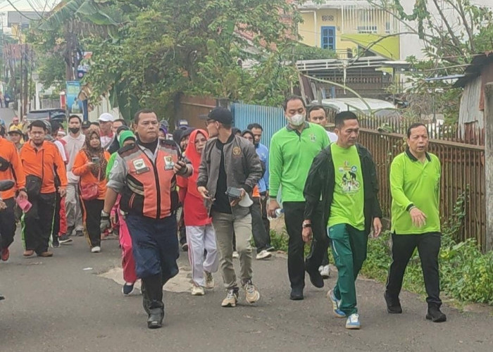 4.000 Guru di Palembang Ikuti Jalan Sehat dan Sepeda Santai HUT Guru