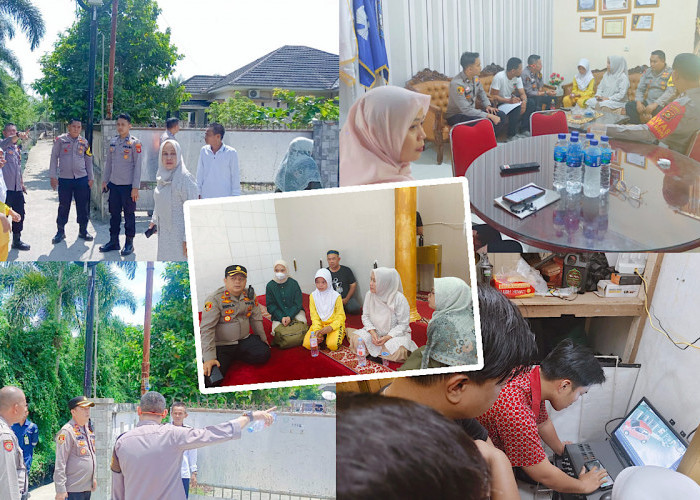 Sejumlah Foto Respon Cepat Polsek SU II Tanggapi Laporan Percobaan Penculikan Siswi SMPN 30 Palembang