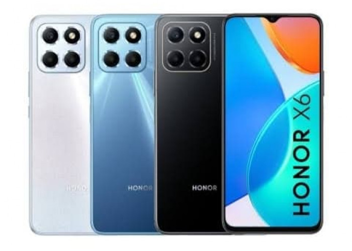 Spesifikasi HP Honor X6c Bawa Tombol AI Khusus dengan Desain Modern