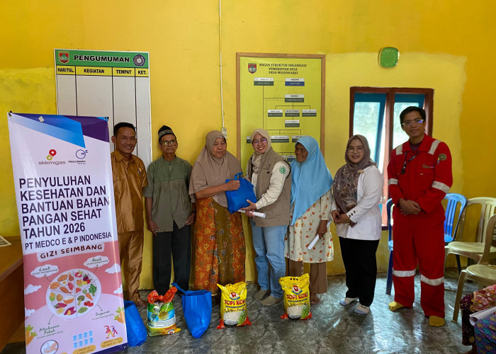 Gelar Penyuluhan Kesehatan dan Sembako di Mura dan Lahat, Bukti Komitmen Medco E&P