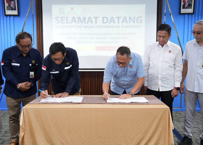 SKK Migas Sumbagsel Teken PKS bersama Kejati Sumsel