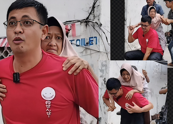 MIRIS Pak Agus Kembali Evakuasi Seorang Ibu ‘Dibuang’ Anaknya di Palembang 