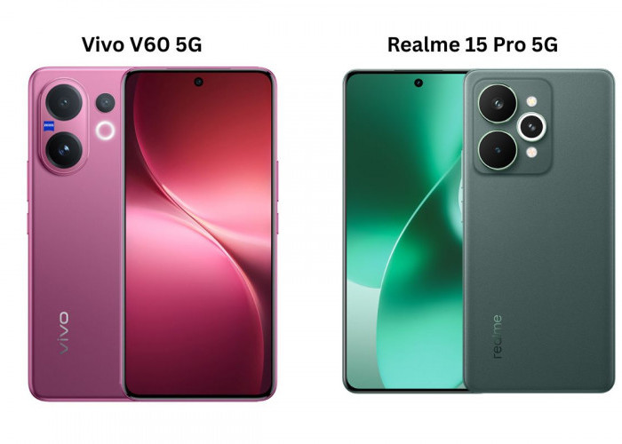 Perbandingan Spesifikasi Realme 15 Pro 5G dengan Vivo V60 5G, Mana yang Lebih Menarik!