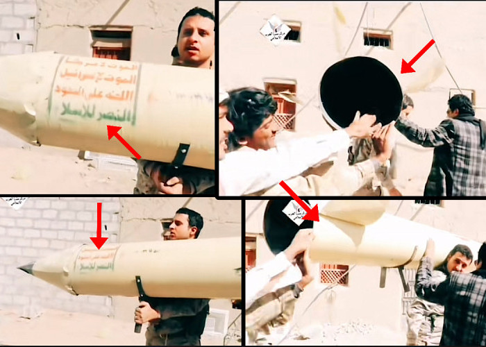Bikin Ngakak! Pejuang Yaman Tunjukkan Rudal Palsu dari Seng yang Disasar Rudal Amerika Sebiji 2 Juta Dolar  