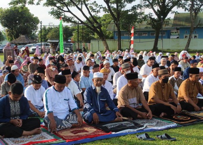Khotib Sholat Idul Fitri 1444 Hijriah di Makodim OKI, Anjurkan Perbanyak Amalan Ini