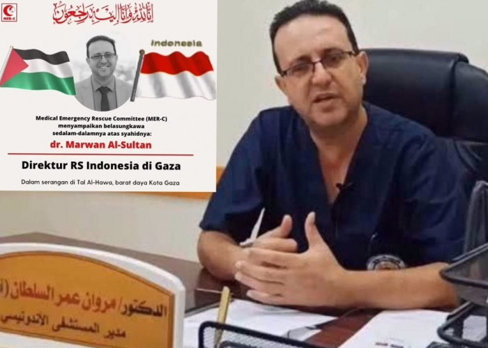 INNALILLAHI, Direktur Rumah Sakit Indonesia di Gaza Marwan Al-Sultan Tewas dalam Serangan Brutal Israel