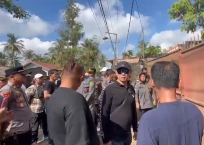 Sempat Dihadang Massa, Proses Eksekusi Putusan Pengadilan Terhadap Lahan di Banyuasin Berakhir Kondusif