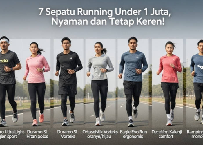 Anti Boncos! Ini 7 Sepatu Running di Bawah 1 Juta, Terbukti Keren dan Nyaman!