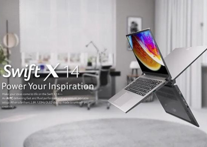 Acer Swift X 14 Pilihan Laptop Layar OLED dengan Perlindungan Mata Ideal untuk Mahasiswa Desain Grafis