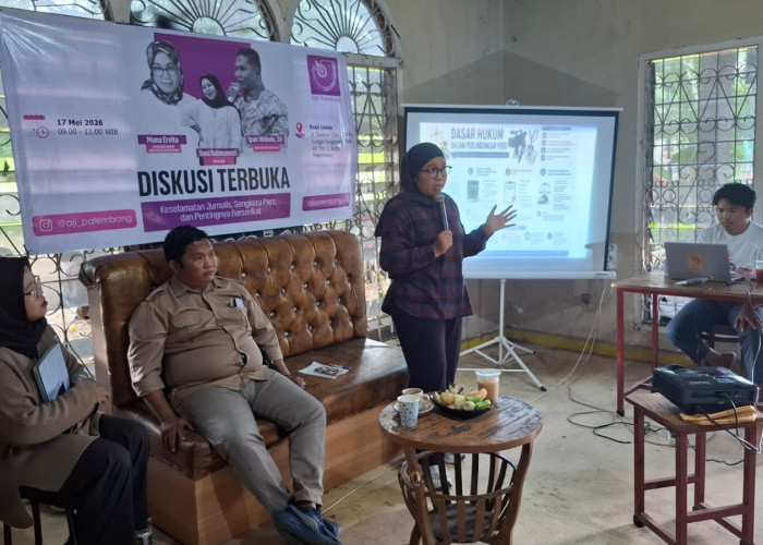 AJI Palembang Diskusikan Mekanisme Sengketa Pers, Singgung Gugatan terhadap 25 Media di Sumsel