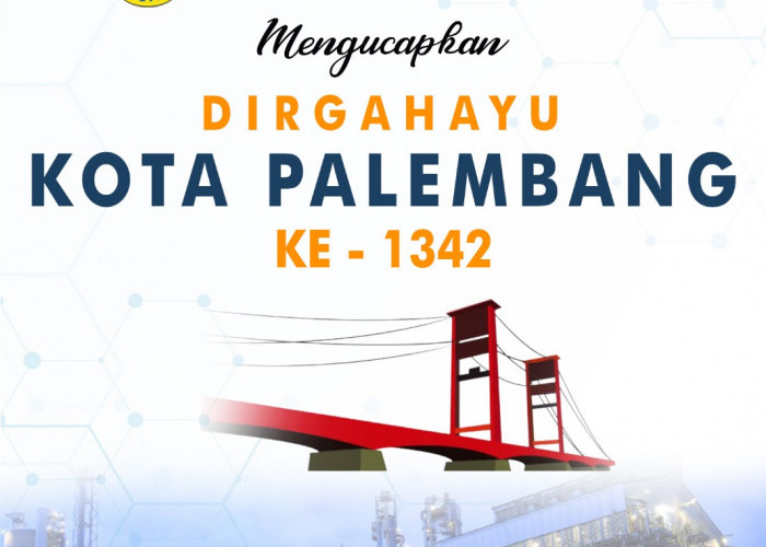 PT PUSRI Mengucapkan HUT Kota Palembang Ke-1342