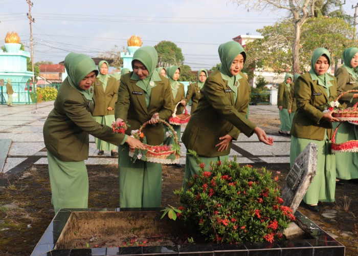 Ziarah Makam Pahlawan Jadi Momentum Teladani Pahlawan di HUT Persit 