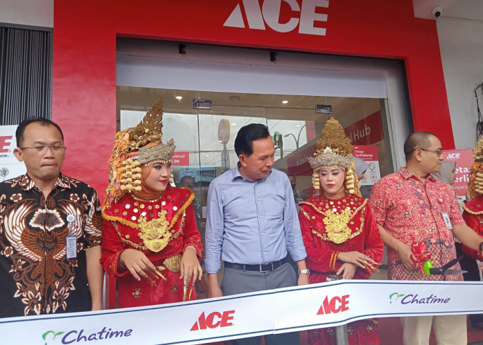 Grand Opening Ace Hardware Pertama di Prabumulih, Ridho Yahya: Prioritaskan Tenaga Kerja Lokal  