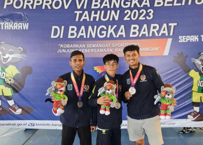 MANTAP! 2 Petugas Lapas Tanjungpandan Raih Medali Perak Porprov Babel 