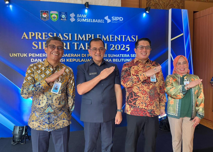 Pemprov Sumsel Apresiasi 15 Daerah yang Terapkan SIPD RI 100 Persen